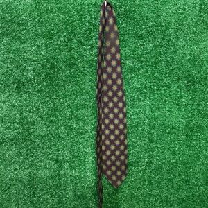 Giorgio Armani Purple and Green Silk Tie